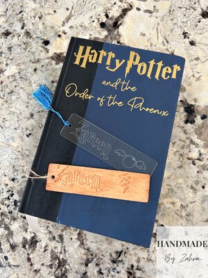 Harry Potter Inspired Bookmarks, Custom Engraved Harry Potter Inspired Bookmarks - image2